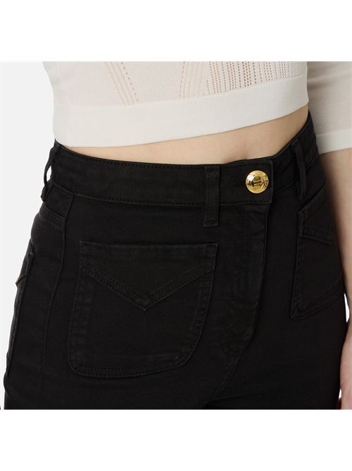 Jeans a zampa con taschini ELISABETTA FRANCHI | PJ22N61E2/110